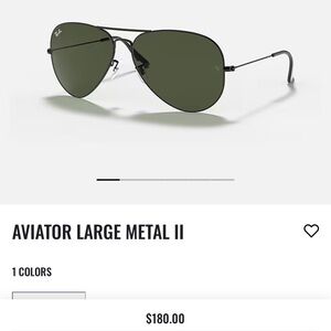 Aviator Rayban Sunglasses ****FINAL PRICE!****